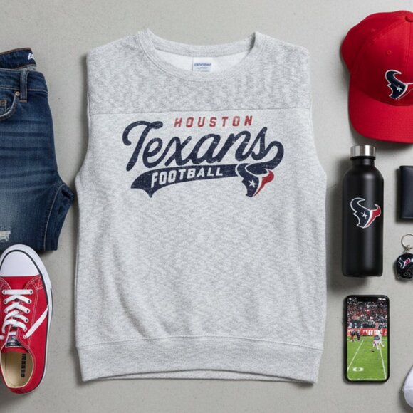 47 Tops - '47 Brand Houston Texans Graphic Pullover